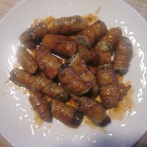 茄子の肉巻き✿甘辛味噌焼き